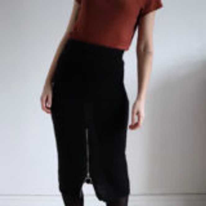 Hovedbilde Classy zipp Skirt -Witre Design | Strikkepakke