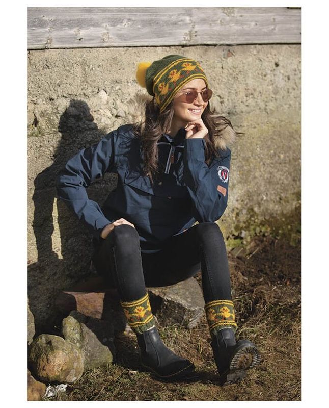 Kyllingdans-lue i Viking sportsragg | Strikkepakke