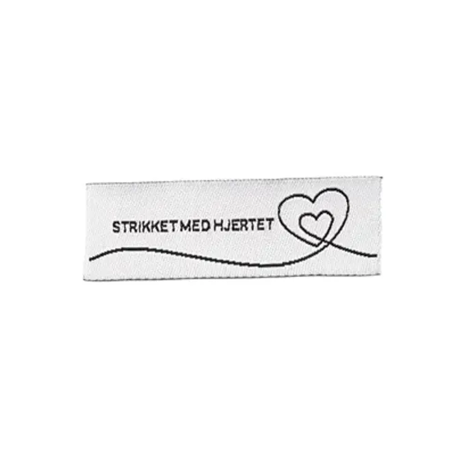 Hovedbilde Symerke - Strikket med hjerte - hjerte