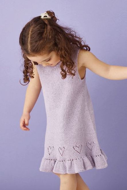Hovedbilde Sommerkjole med hullmønster i Esther | Strikkepakke