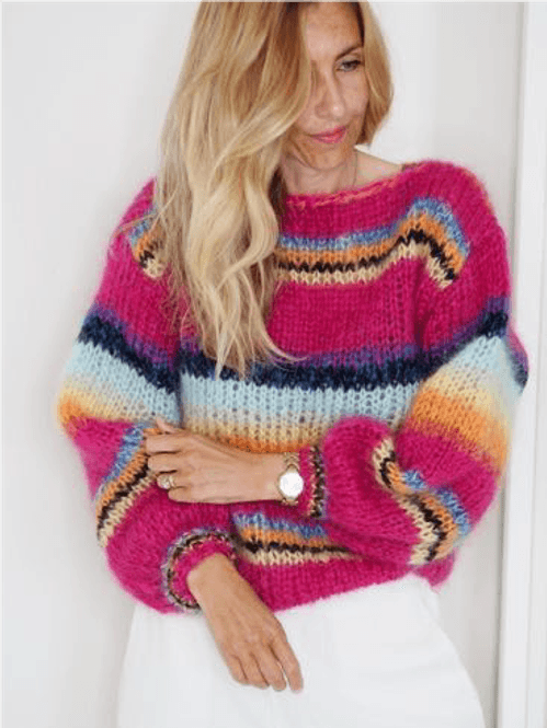 Hovedbilde Måha genser av Tove Lindtein | Strikkepakke