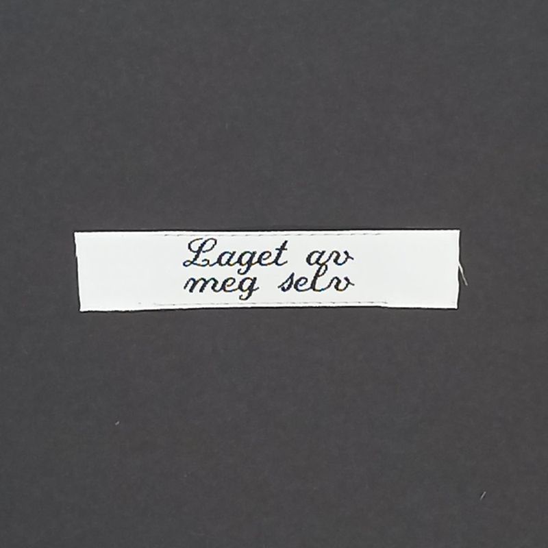 Symerke -Laget av meg selv