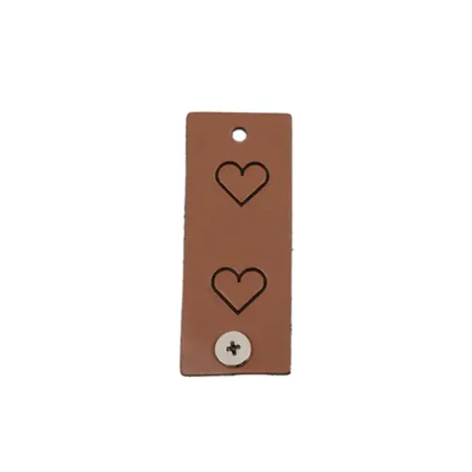 Hovedbilde Imitert skinnlapp med hjerte