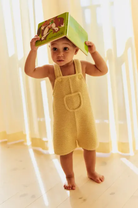 Hovedbilde Bompi sommerbukse i Petunia | Strikkepakke