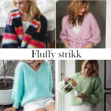 Fluffy strikk