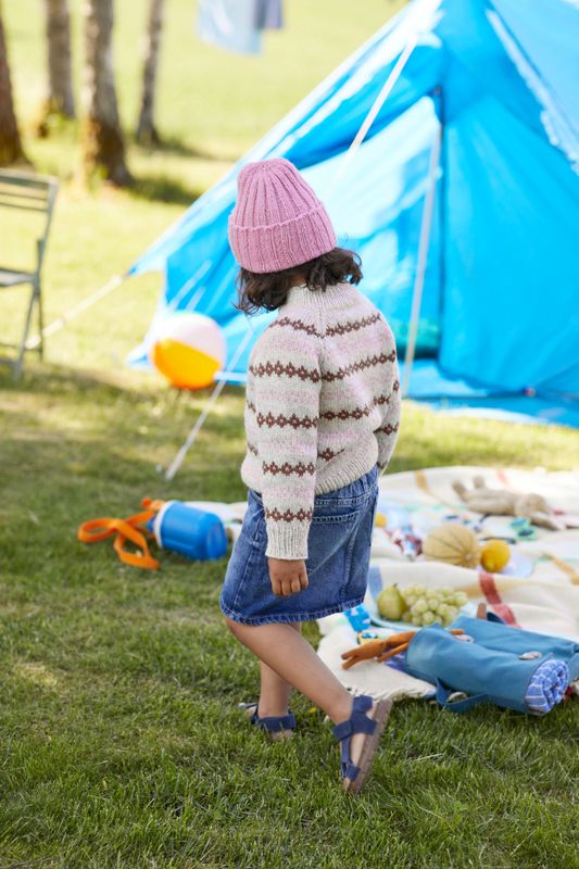 Fugligenser i Rauma Fivel (rosa) | Strikkepakke