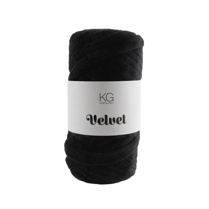 Velvetgarn -mykt fløyelsgarn.
