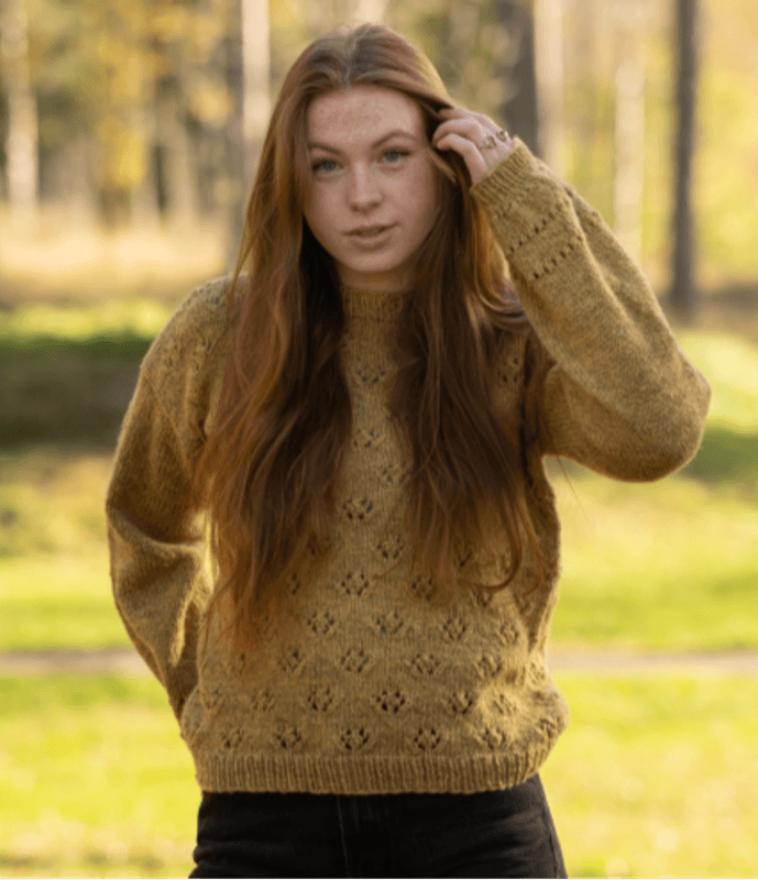 Myrull genser i Vidde | Strikkepakke